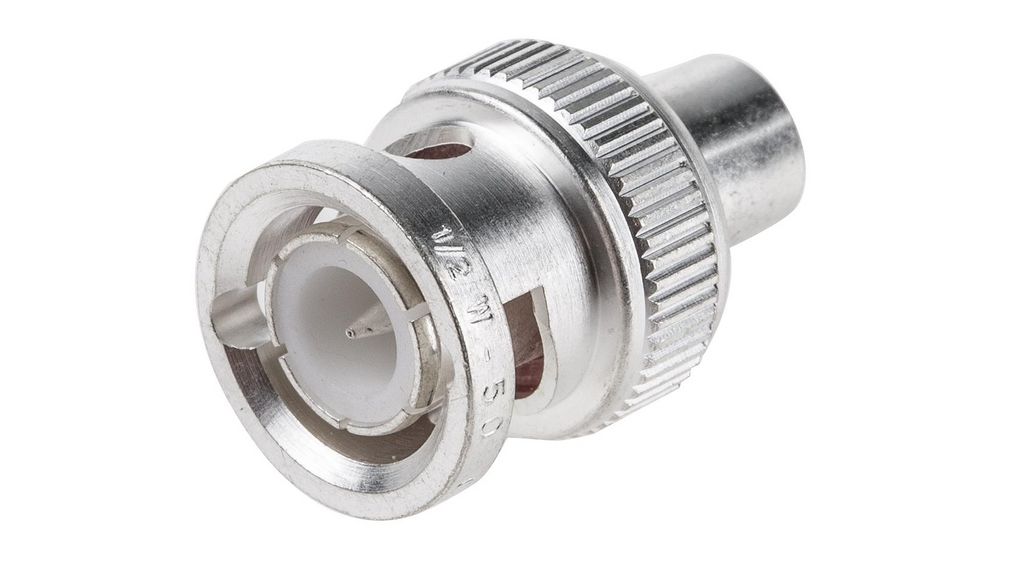 RF-eindklem, BNC, Stekker, Recht